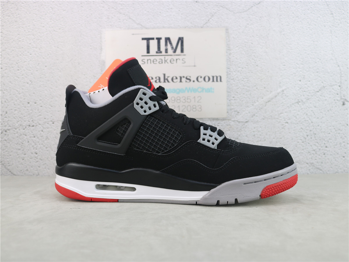 GX Batch Air Jordan 4 Retro Bred 308497-060